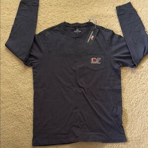 Vineyard Vines  Boy’s Navy Blue Long Sleeve Shirt